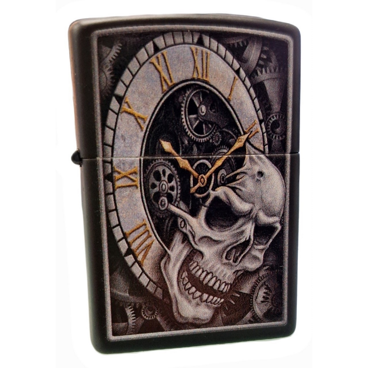 Zippo accendino Skull 29854 antivento ricaricabile Made in USA